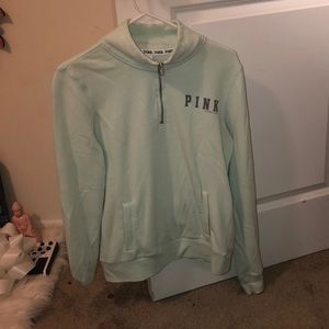 PINK half zip sweatshirt